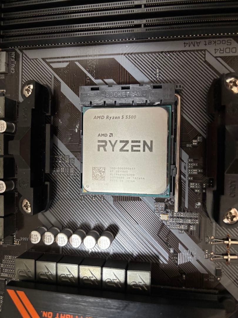 【ジャンク品】セット販売 B450 AORUS M&Ryzen 5 5500