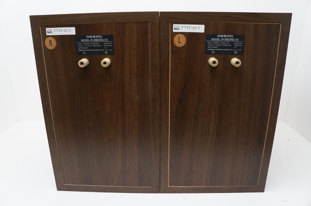 ONKYO D-202AⅡ LTD　ペア　シリアル同番