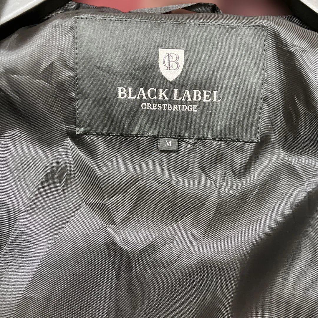 未使用級 ブラックレーベルクレストブリッジ ウールコート チェック柄 赤 M