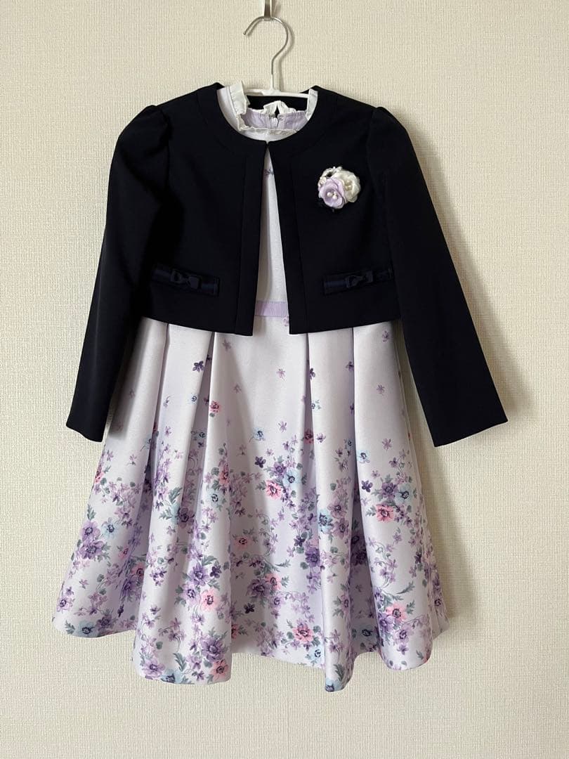 入学式　卒園式　セット　ジャケット　ワンピース　120 靴下　靴　20センチ