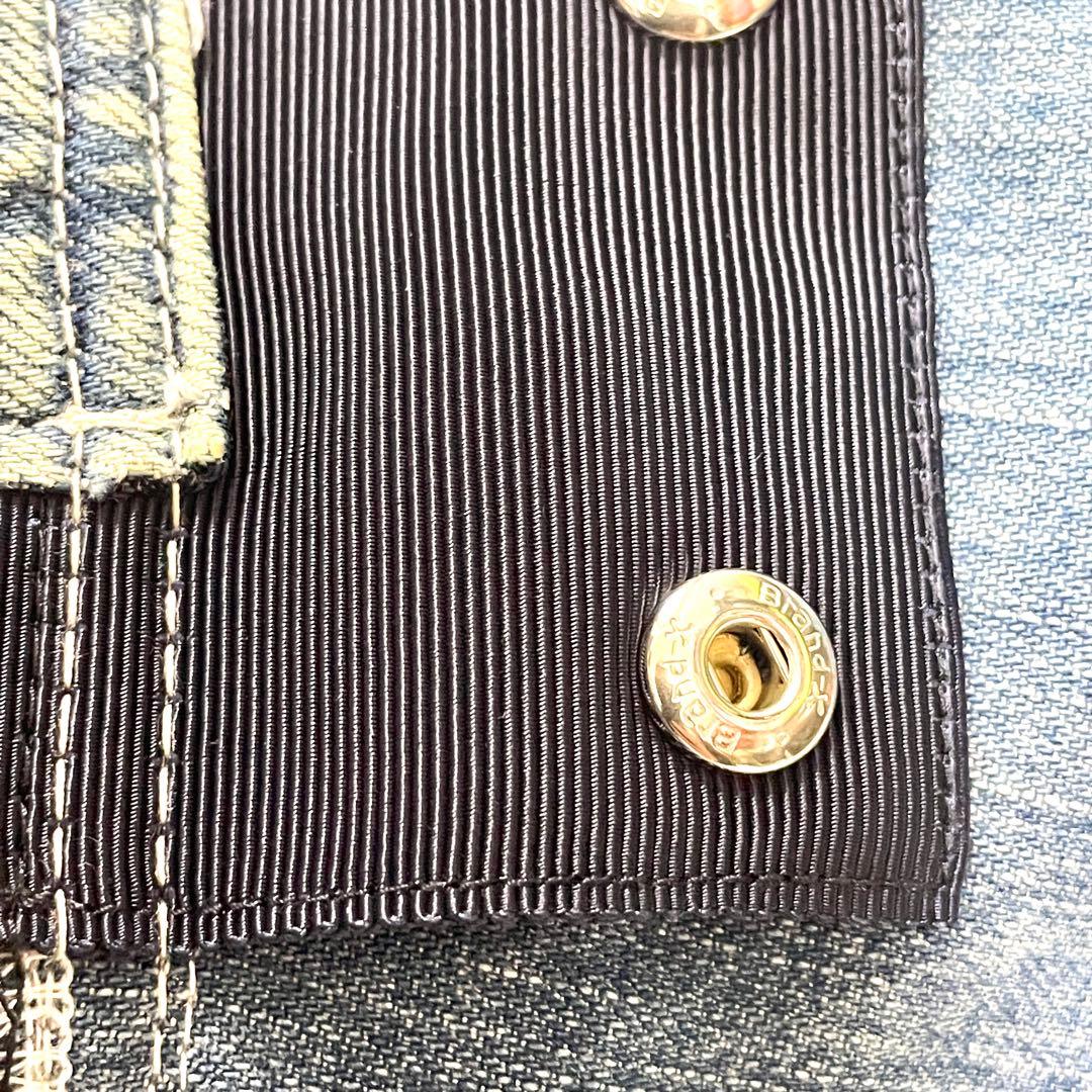 美品　sacai サカイ サイドジップ ボア付き デニムジャケット gジャン　M