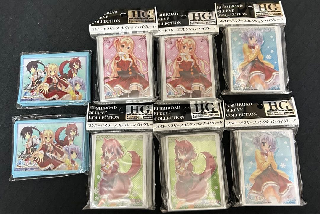 天色アイルノーツ　スリーブ、カードファイル、デッキケース超大量まとめ売り　未使用