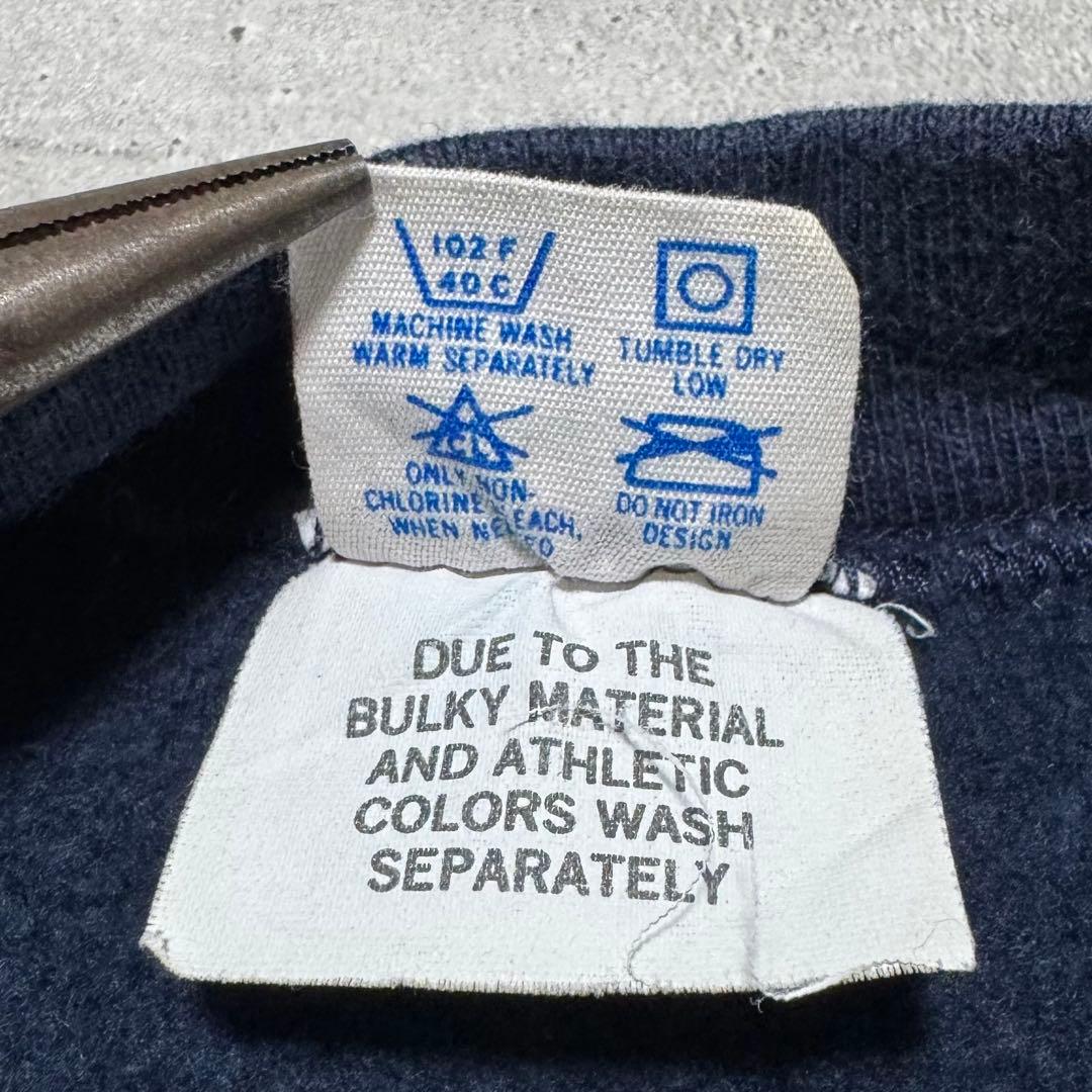 80s USA製 champion リバースウィーブ ネイビー トリコタグ 企業