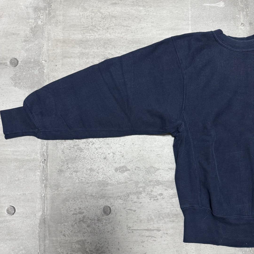 80s USA製 champion リバースウィーブ ネイビー トリコタグ 企業