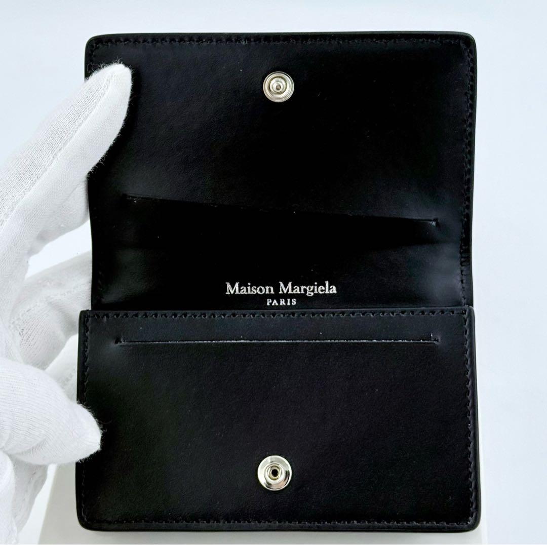 【極美品】メゾン マルジェラ カードホルダー ブラック 名刺入れ