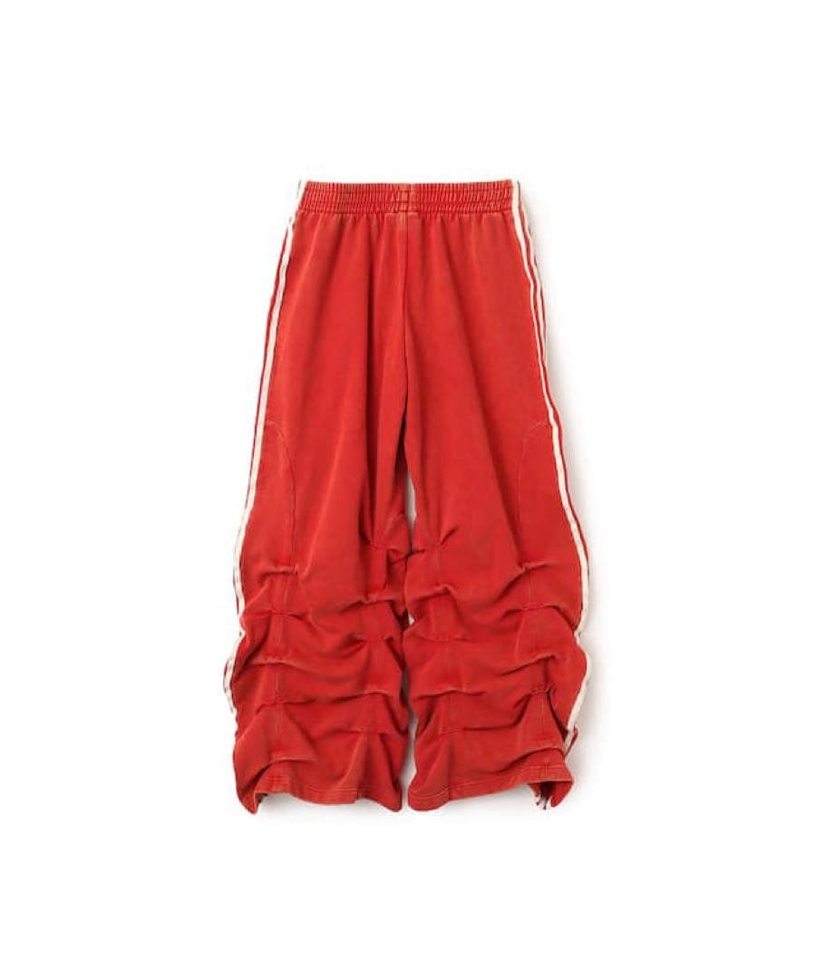 パンツ adidas by Avavav PLEATED TRACK PANTS RED