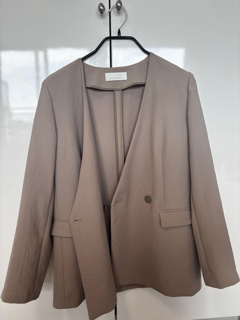 ガリャルダガランテ　ジャージージャケットグレージュ