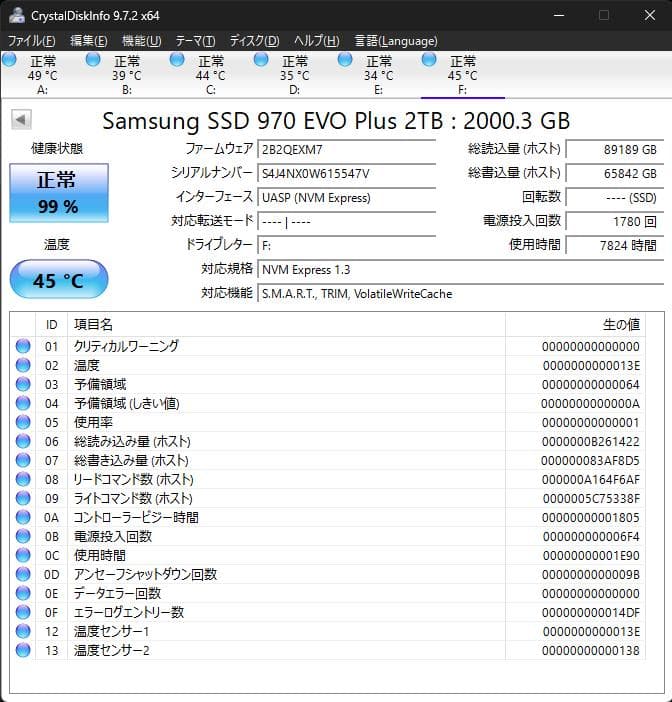 内蔵型SSD Samsung SSD 970 EVO Plus 2TB
