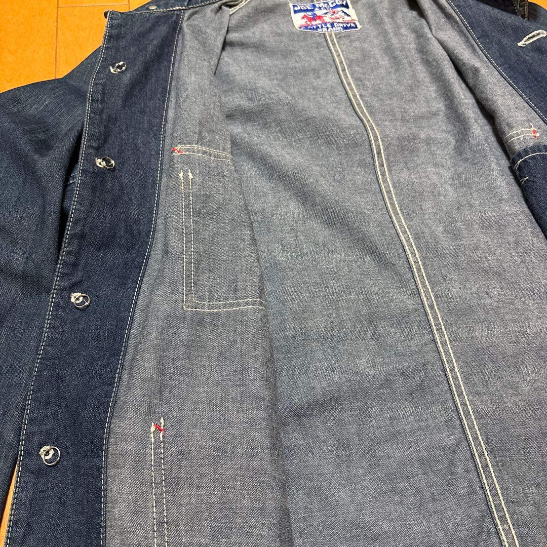 ザリアルマッコイズ/ジョーマッコイ デニムカバー オールジャケット 38