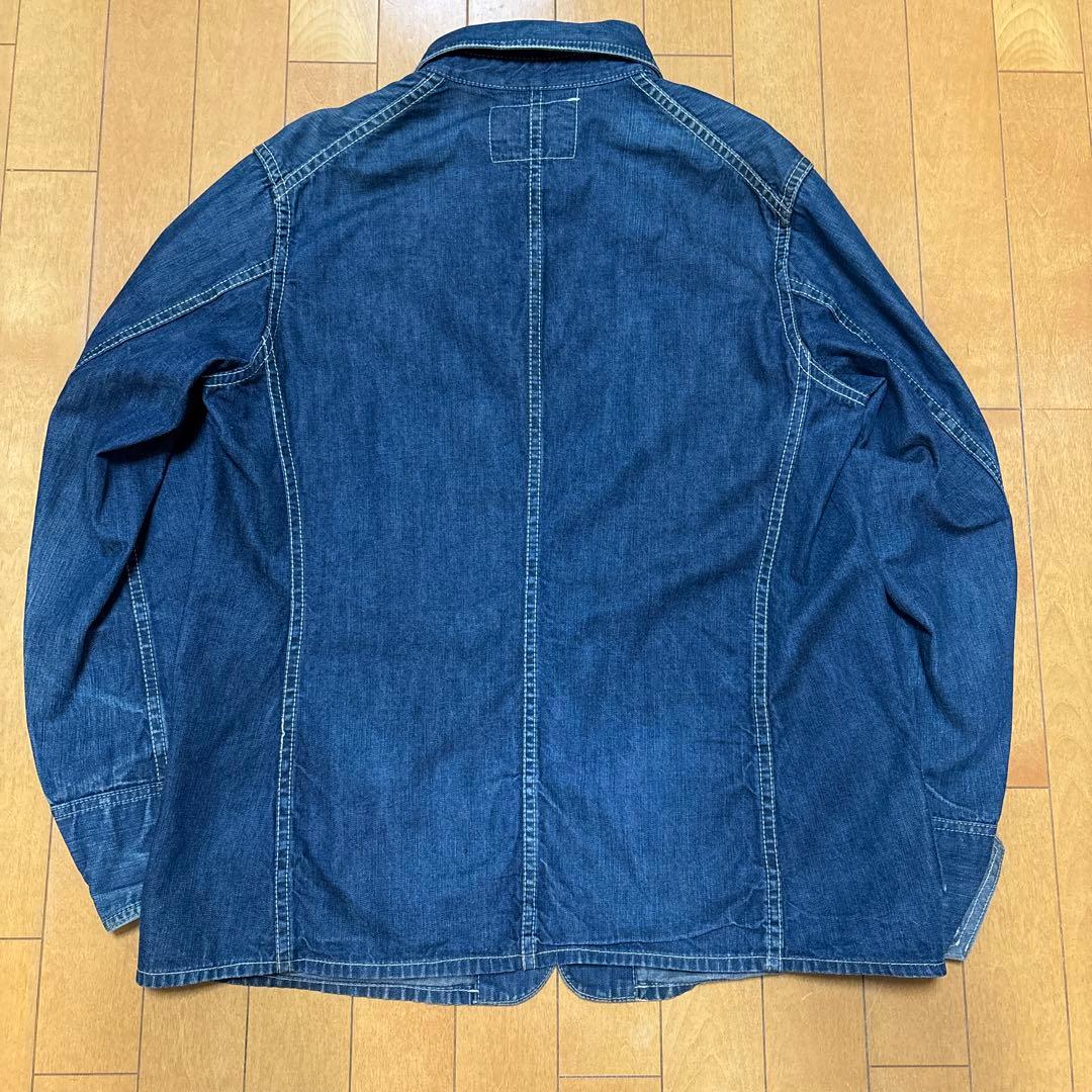 ザリアルマッコイズ/ジョーマッコイ デニムカバー オールジャケット 38