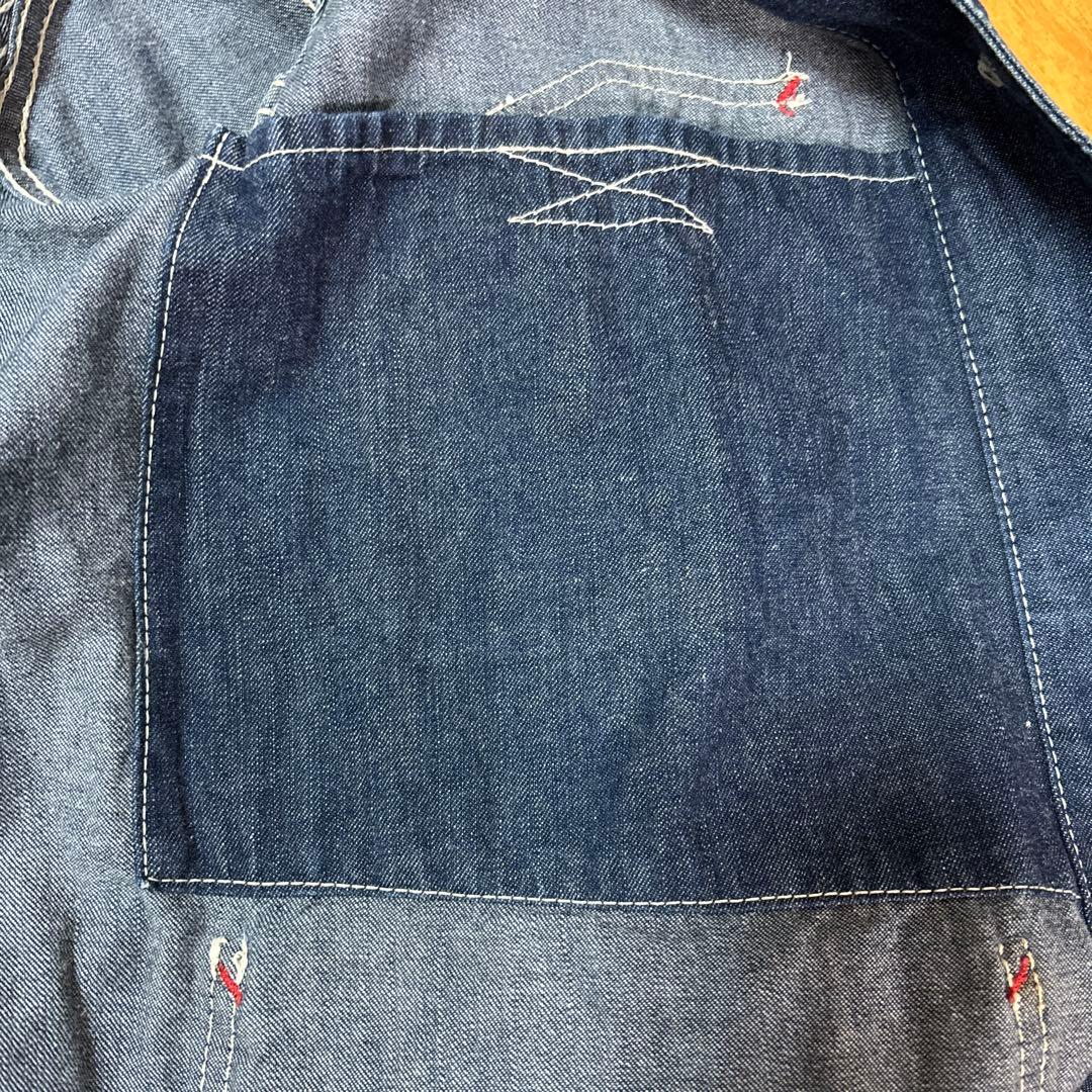 ザリアルマッコイズ/ジョーマッコイ デニムカバー オールジャケット 38