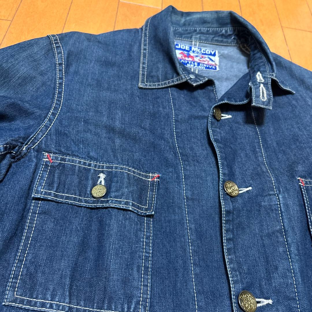 ザリアルマッコイズ/ジョーマッコイ デニムカバー オールジャケット 38