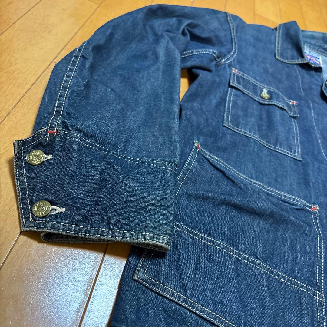 ザリアルマッコイズ/ジョーマッコイ デニムカバー オールジャケット 38