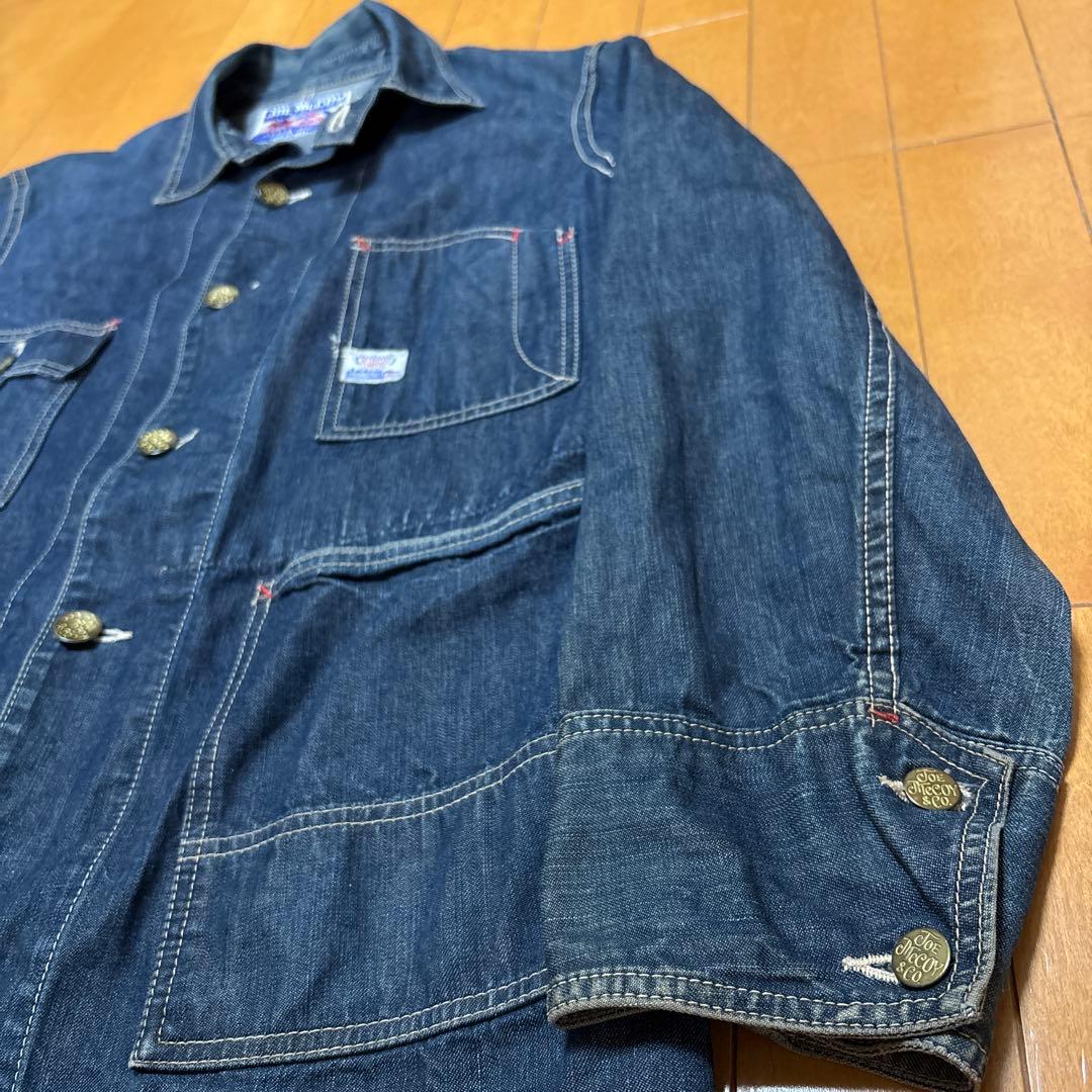 ザリアルマッコイズ/ジョーマッコイ デニムカバー オールジャケット 38