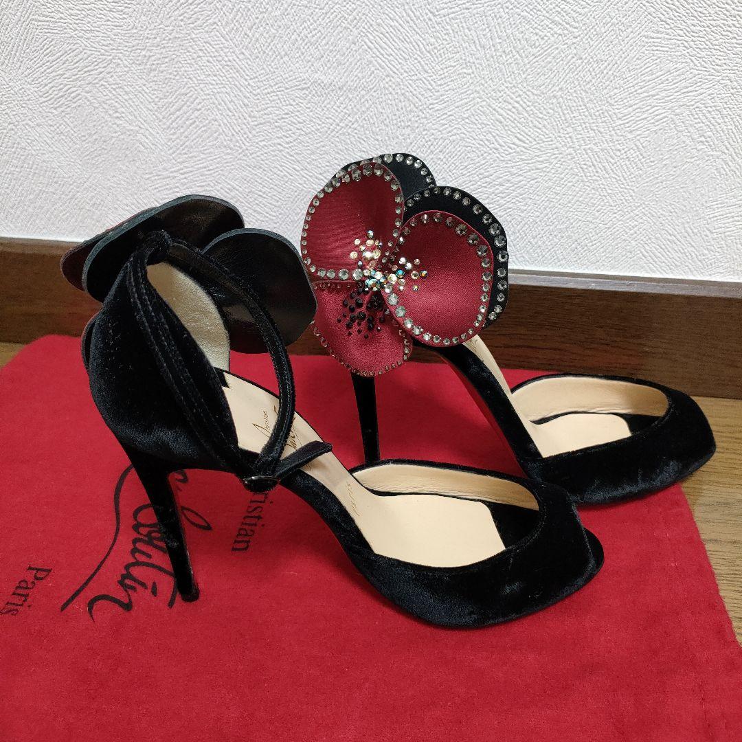 美品　Christian Louboutin サンダル　ハイヒール　35 1/2