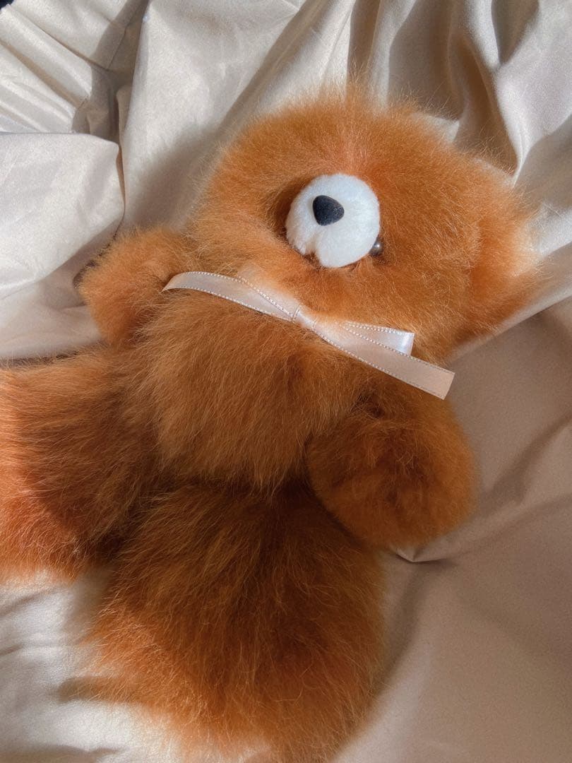 ふわふわアルパカテディベア (ペルー直輸入) ココア