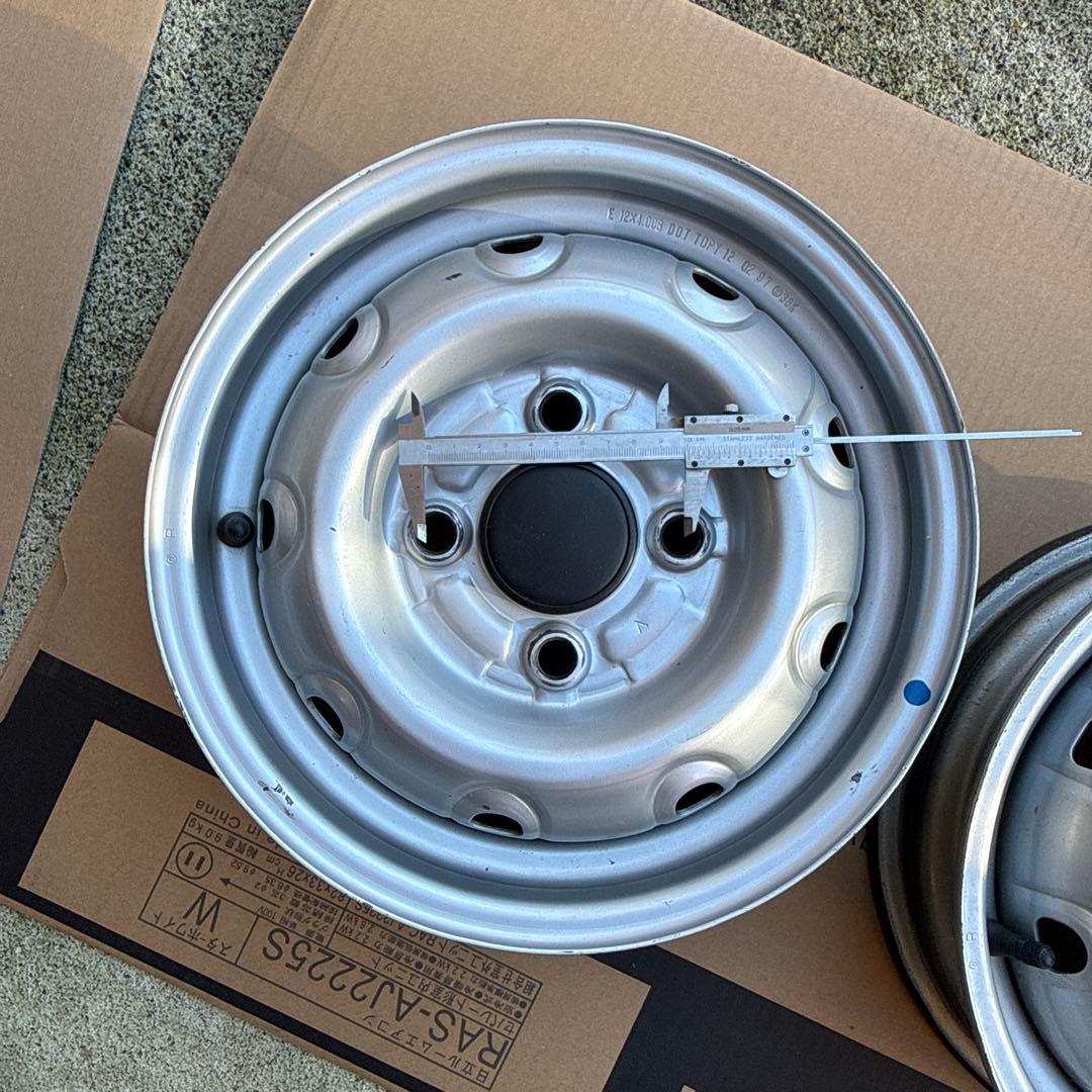 12インチ スチールホイール 4本セット