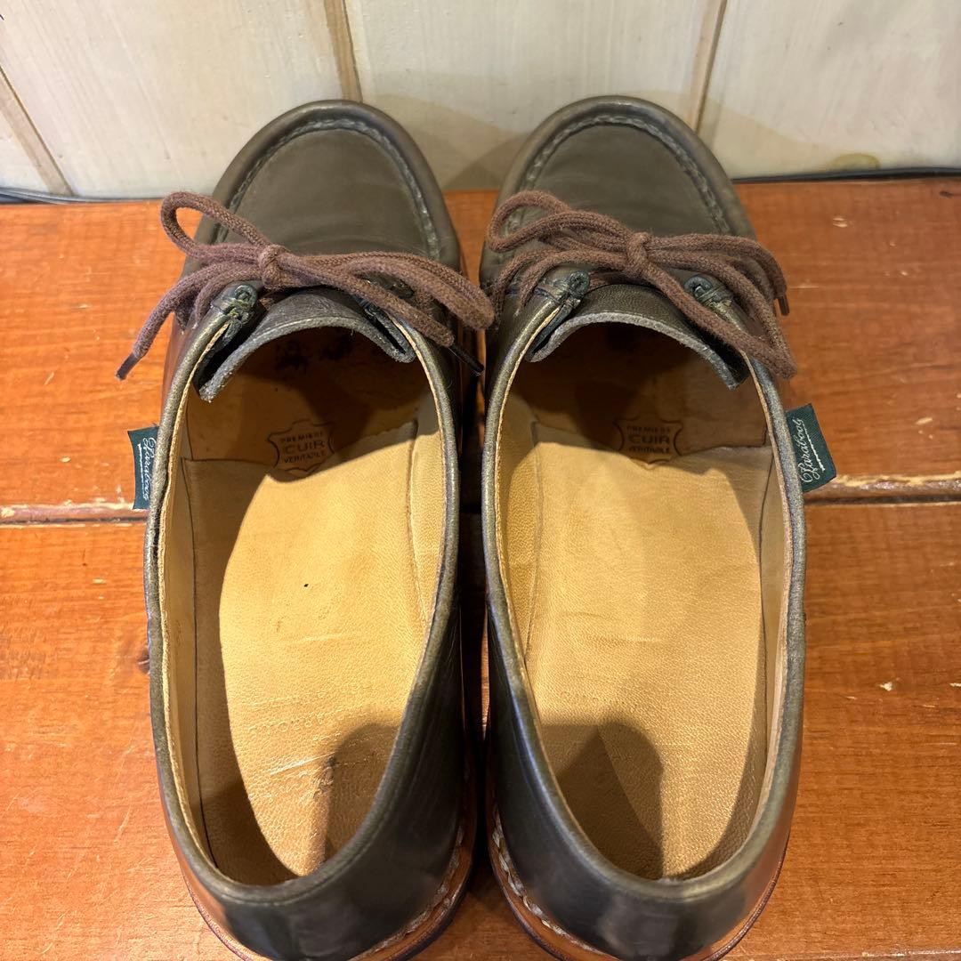 美品レア PARABOOT 別注 MICHAEL オリーブグリーン　40