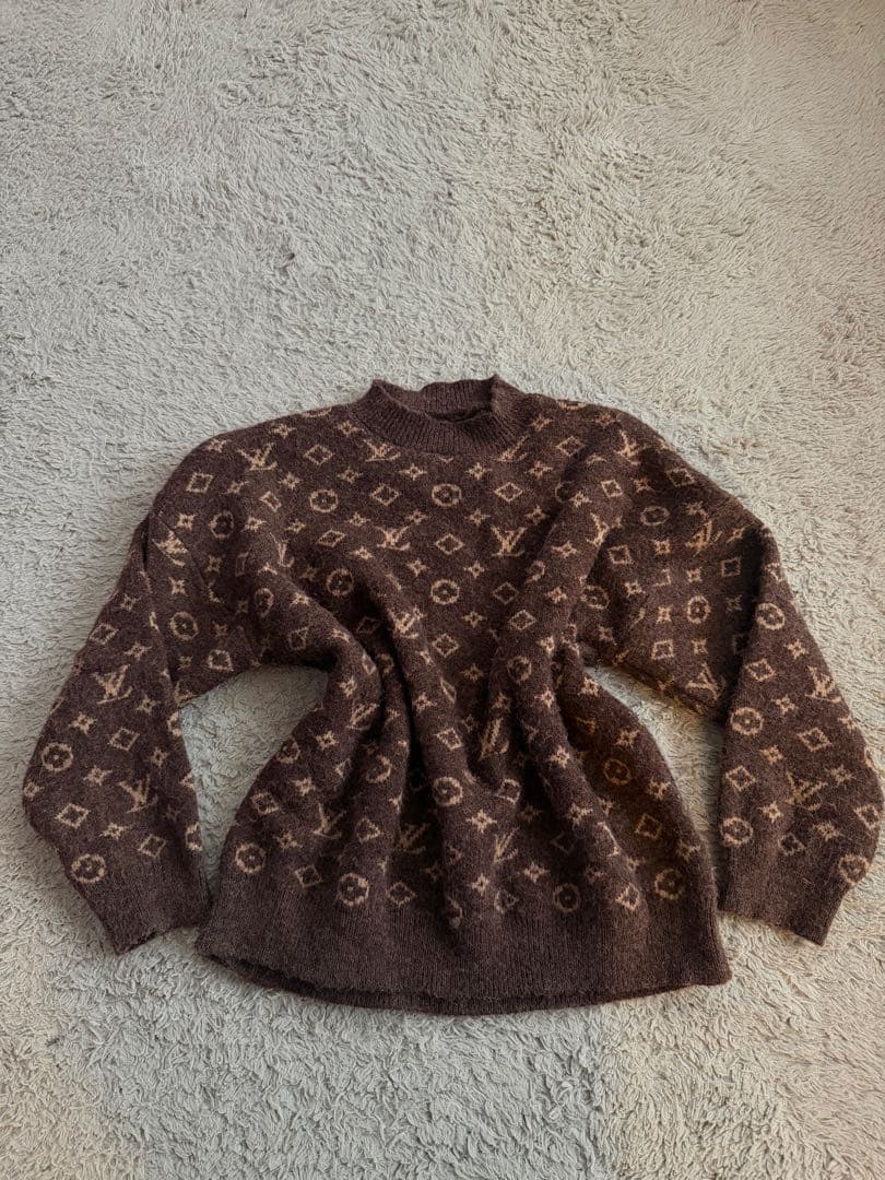 Louis Vuitton ロゴパターン セーター