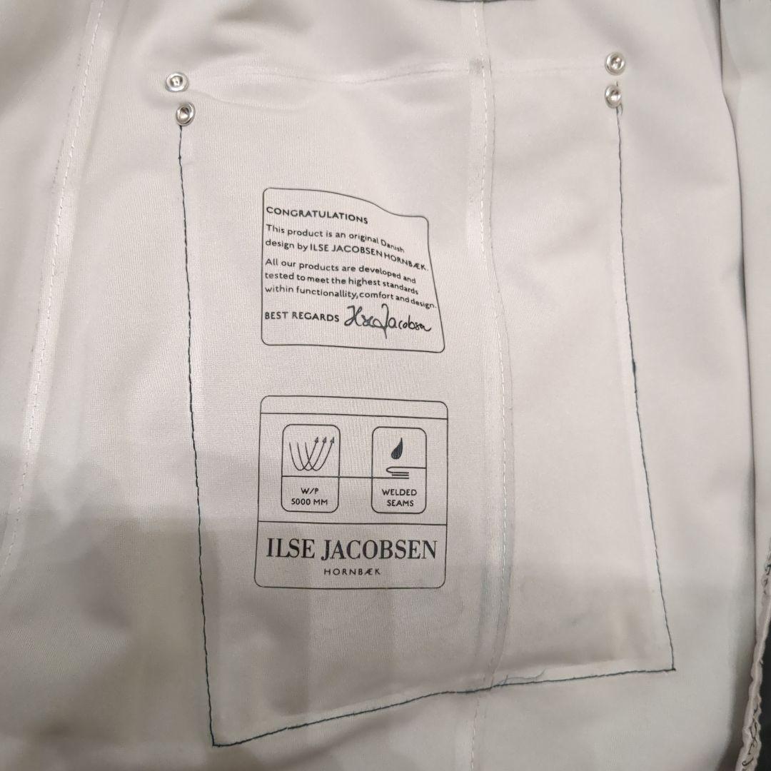 ILSE JACOBSEN ブラックレインコート38