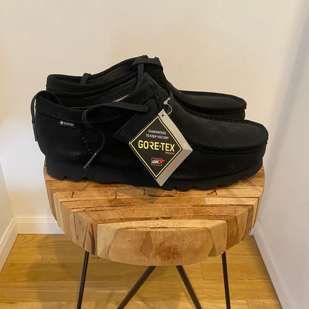 新品　Clarks BEAMS別注 Wallabee GORE-TEX ネイビー