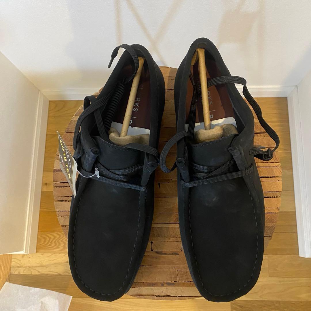 新品　Clarks BEAMS別注 Wallabee GORE-TEX ネイビー
