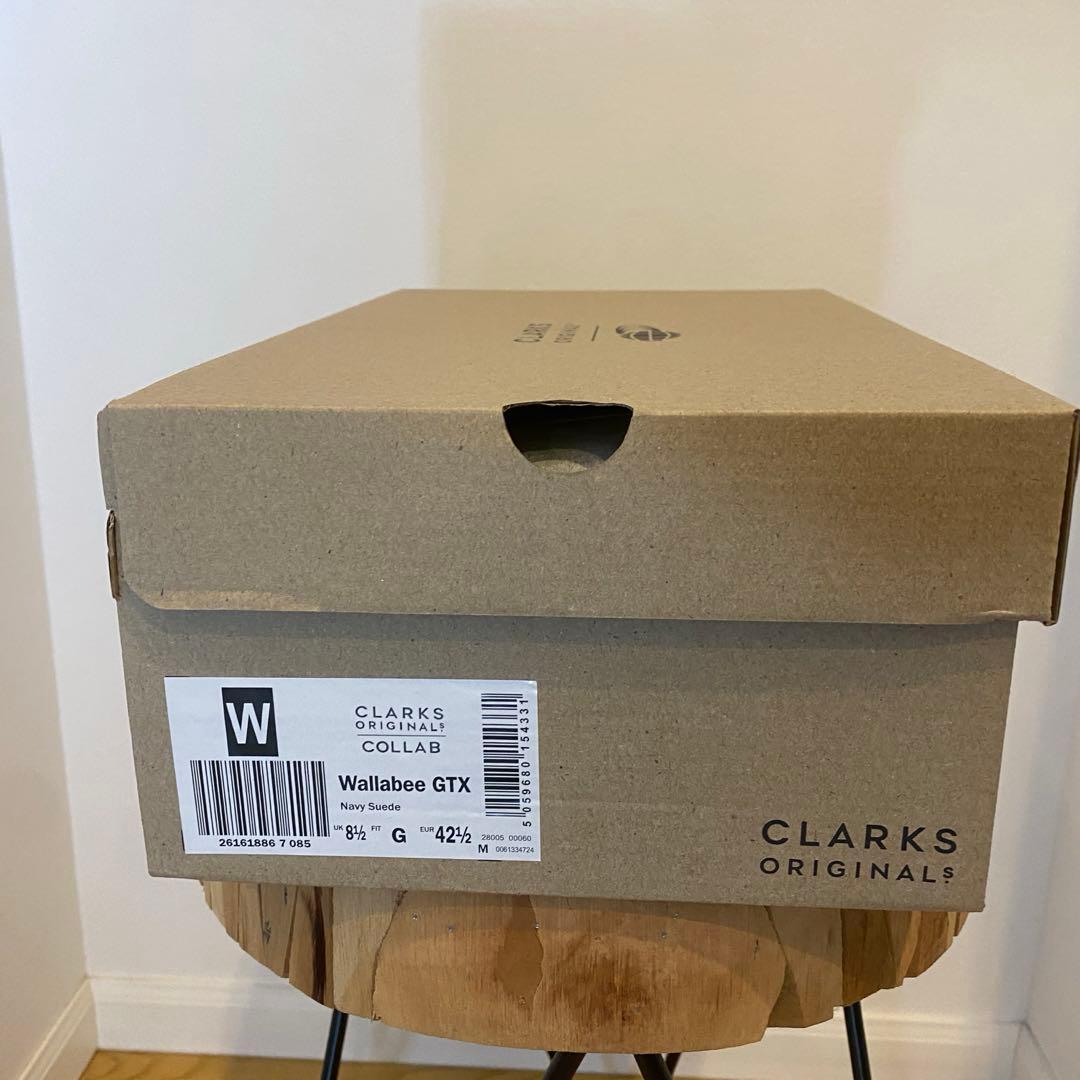 新品　Clarks BEAMS別注 Wallabee GORE-TEX ネイビー