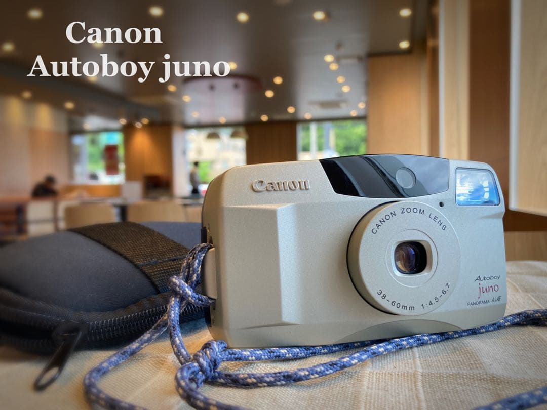 ★完動品・美品・初期保証付★canon autoboy juno ★フィルム入門