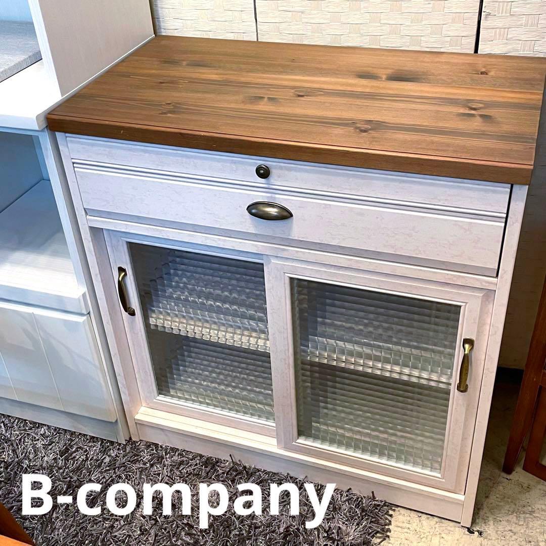 【美品】アンティーク調　キッチンカウンター　B-company 愛知県　あま市