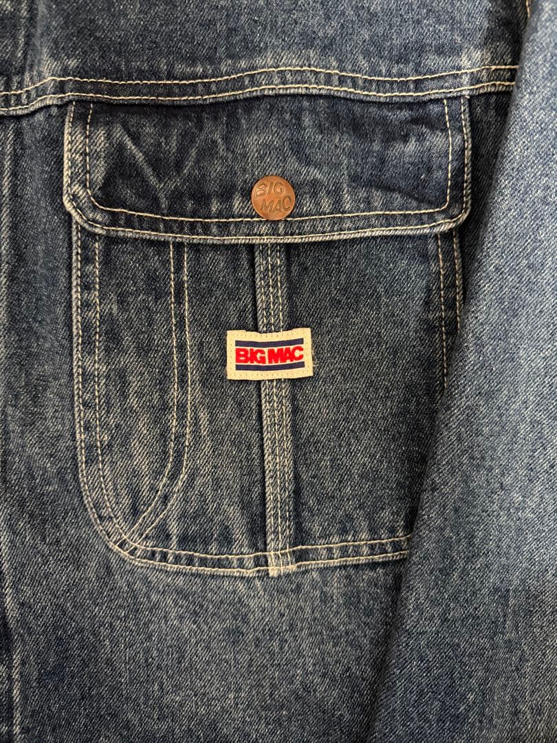 BIG MAC デニムカバーオール Lサイズ