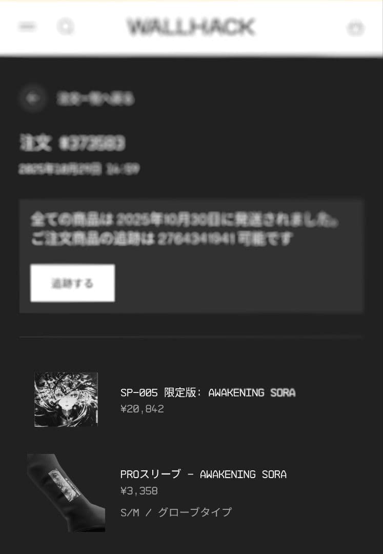 マウス・トラックボール WALLHACK SP-005 AWAKENING SORA