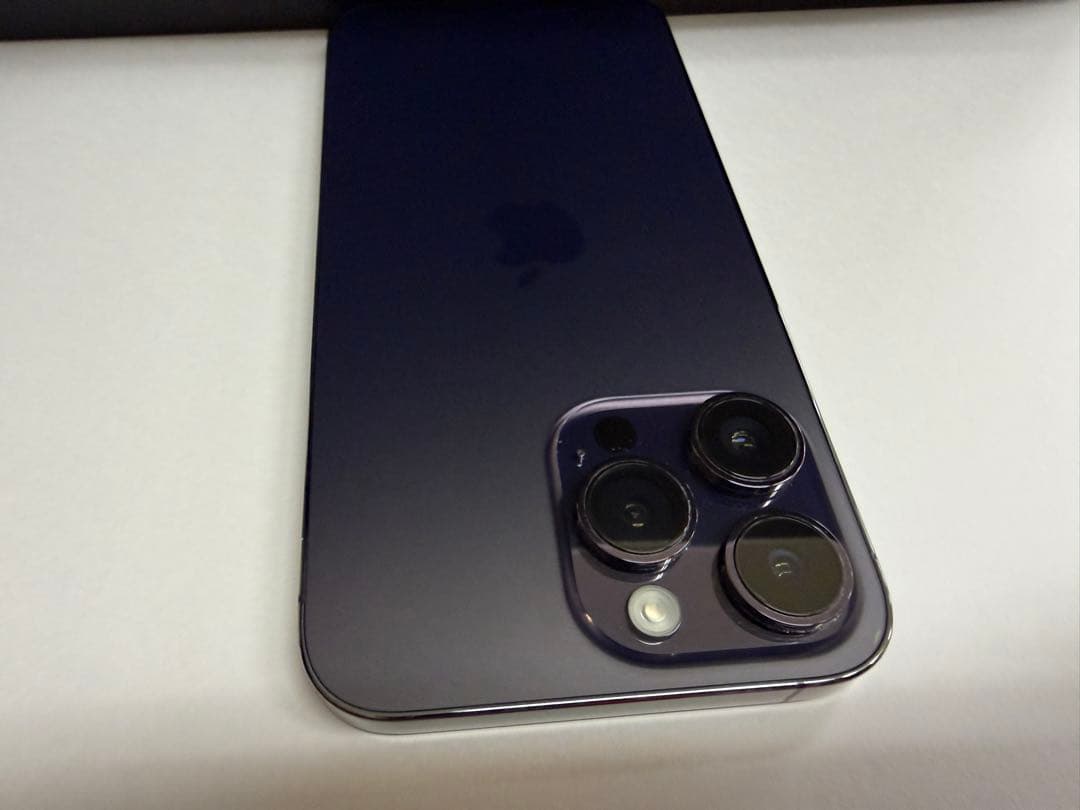 iPhone 14ProMax 256GB ディープパープル美品MQ9E3J/A