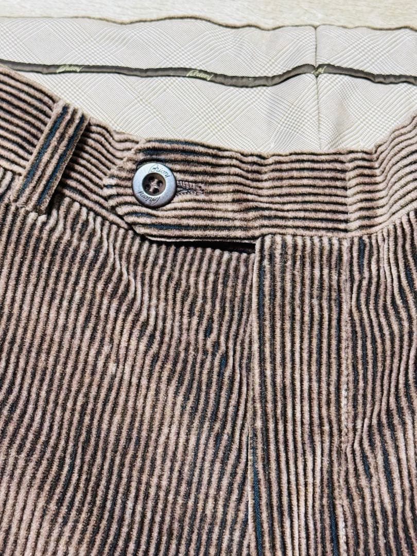 特価【極美品】Brioni コーデュロイ パンツ スラックス イタリア製 50R