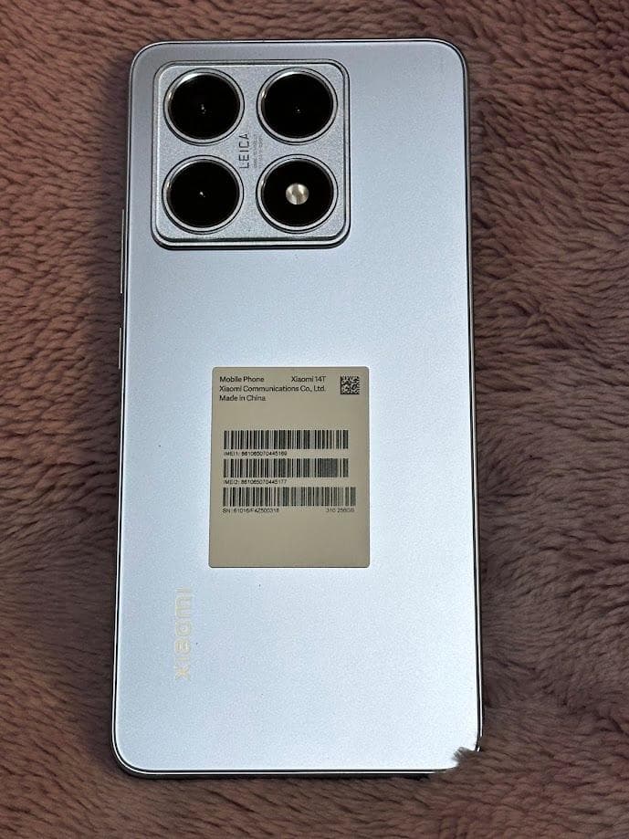 【超美品】Xiaomi 14T XG07 12GB RAM 256GB チタン