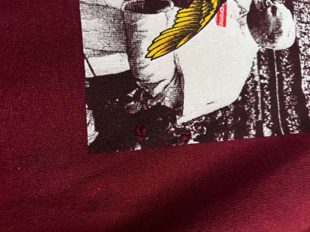 y*d様 Supreme ワインレッド　バーガンディ スウェット プリント付き