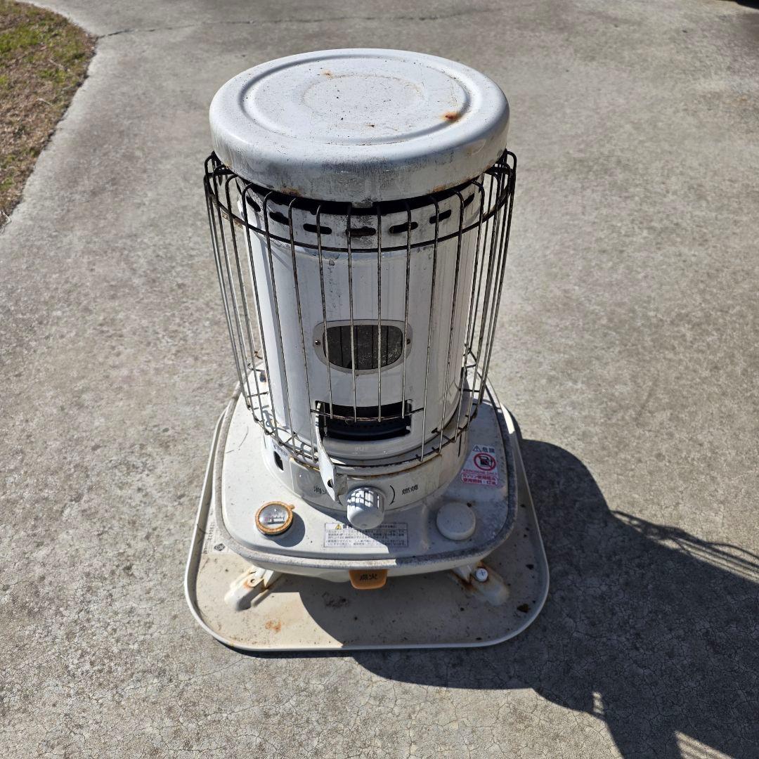 コロナ 円筒形 自然気化式機能 ホワイト石油ストーブ SLシリーズ