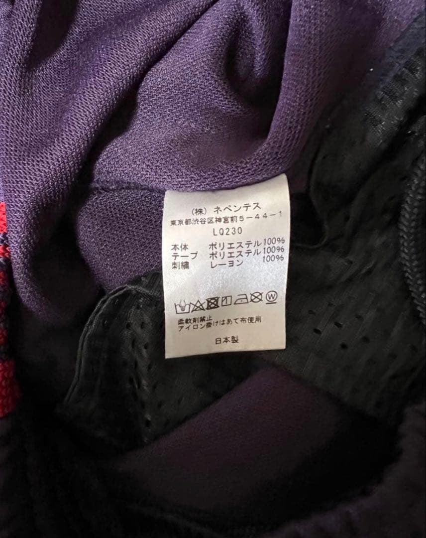 ニードルズ　トラックパンツ　needles パープルレッド 永野芽郁着用