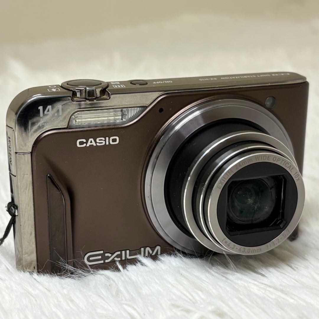 CASIO カメラ　エクシリム　EX-H15 充電器　ブラウン コンデジ　動作品