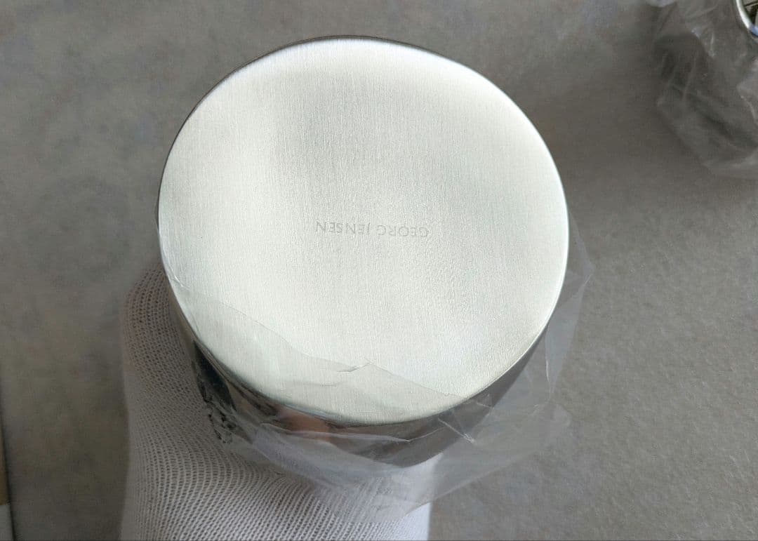 ジョージジェンセン　キャンドルホルダー2個セット　50mｍ　70mm　コブラ