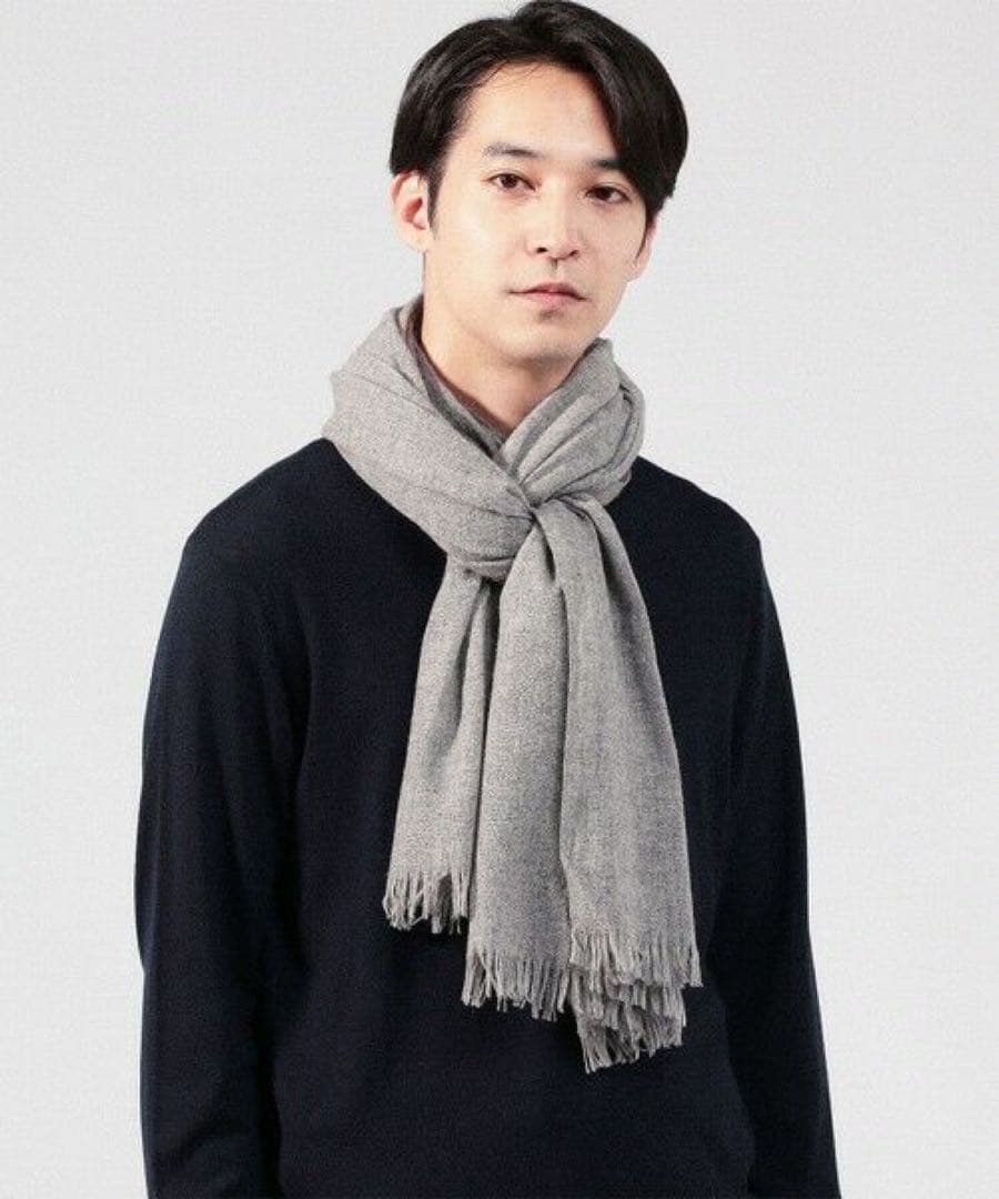 【トゥモローランド】CARIAGGI社最高級カシミヤ100%ストール定価4.6万