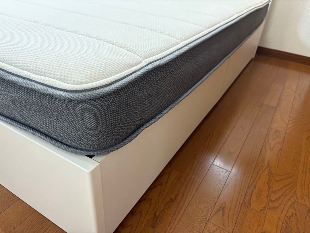 【フレーム+マットレス】ニトリ ダブル　ホワイト　セット販売　NITORI