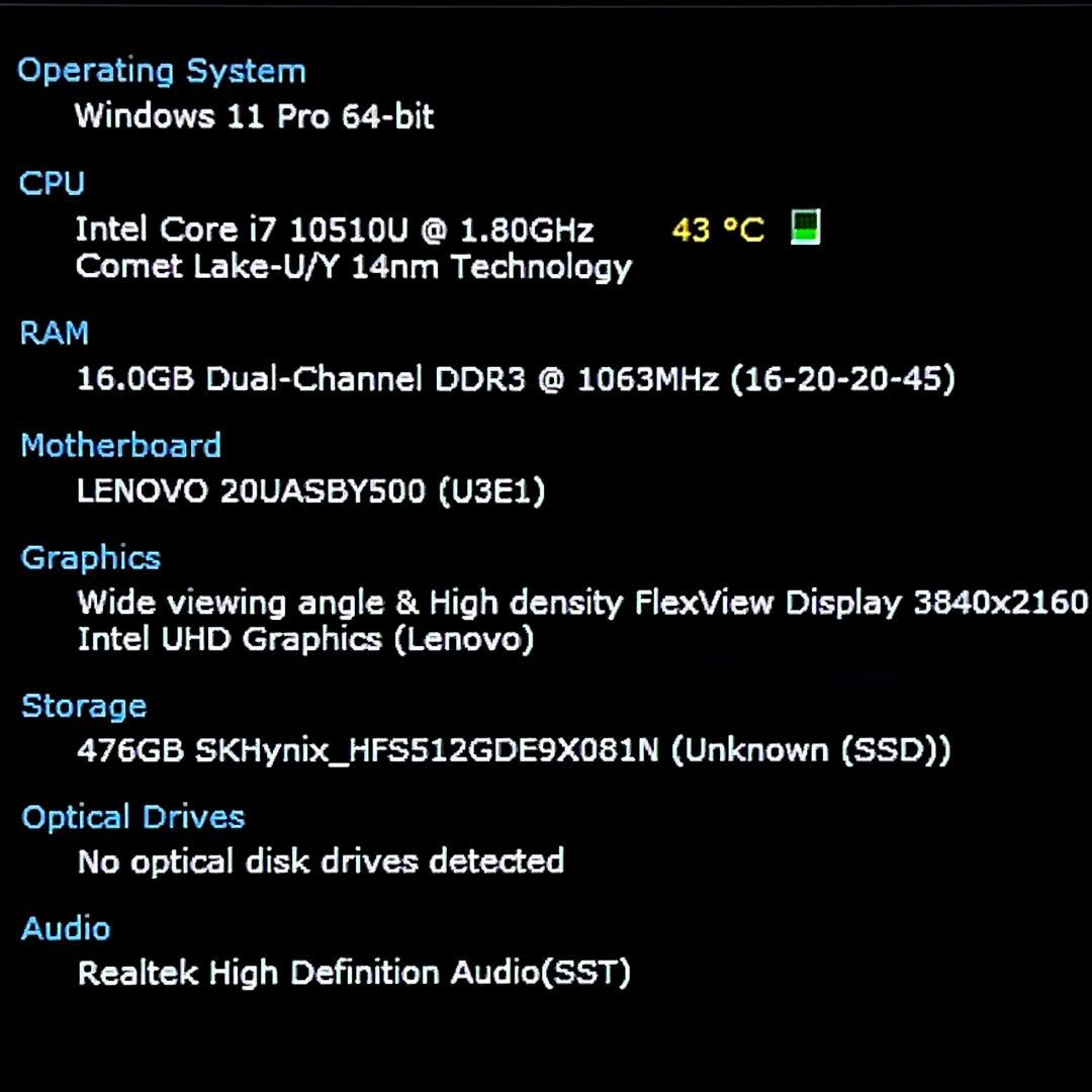 ◇優良美品◇フラッグシップモデル！ThinkPad X1 Carbon gen8
