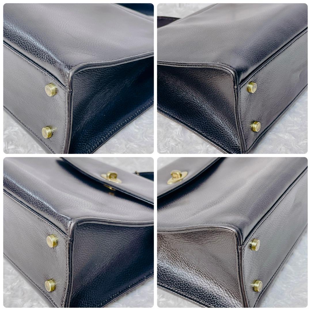 美品 OLD COACH オールドコーチ マディソン ターンロック 黒