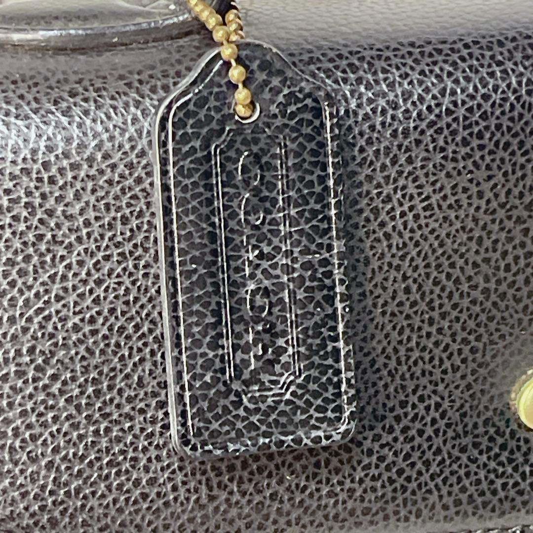 美品 OLD COACH オールドコーチ マディソン ターンロック 黒