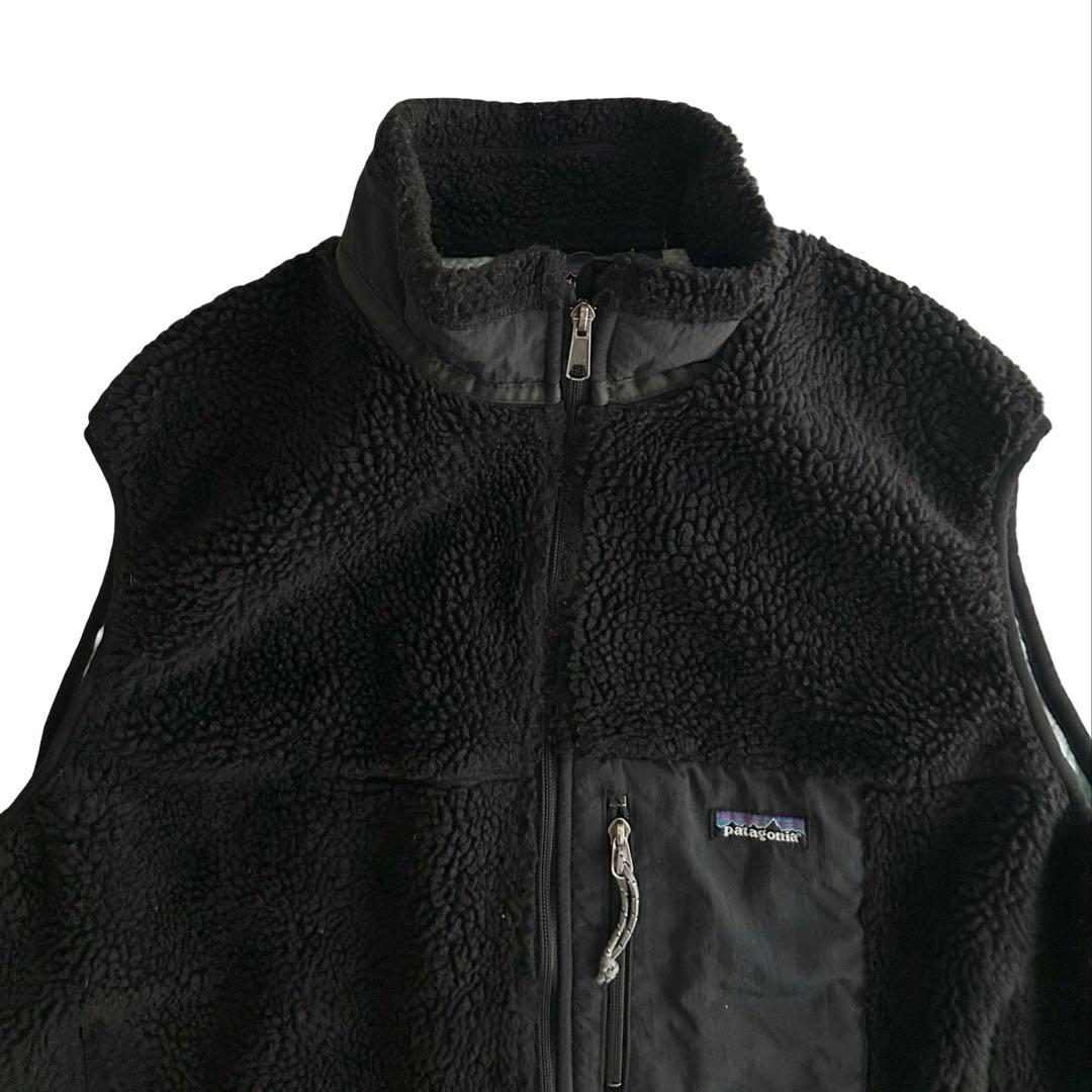 【希少ブラック】2000年製 パタゴニア USA製 レトロX ベスト XXL