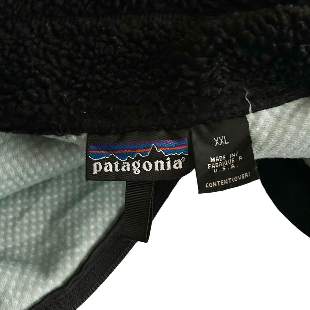 【希少ブラック】2000年製 パタゴニア USA製 レトロX ベスト XXL