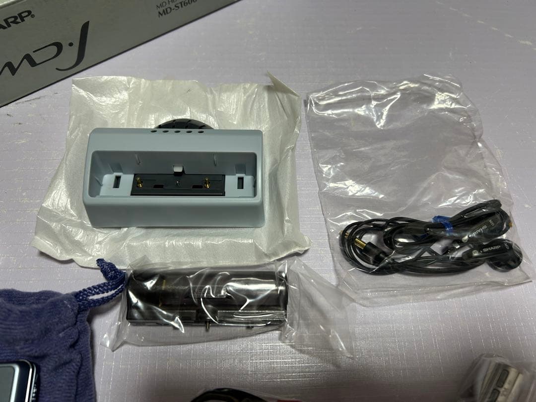 箱取説付/SHARP ポータブルMDプレーヤー MD-ST600