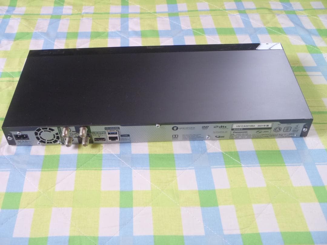 Panasonic　DIGA　ブルーレイレコーダー　DMR-2W100