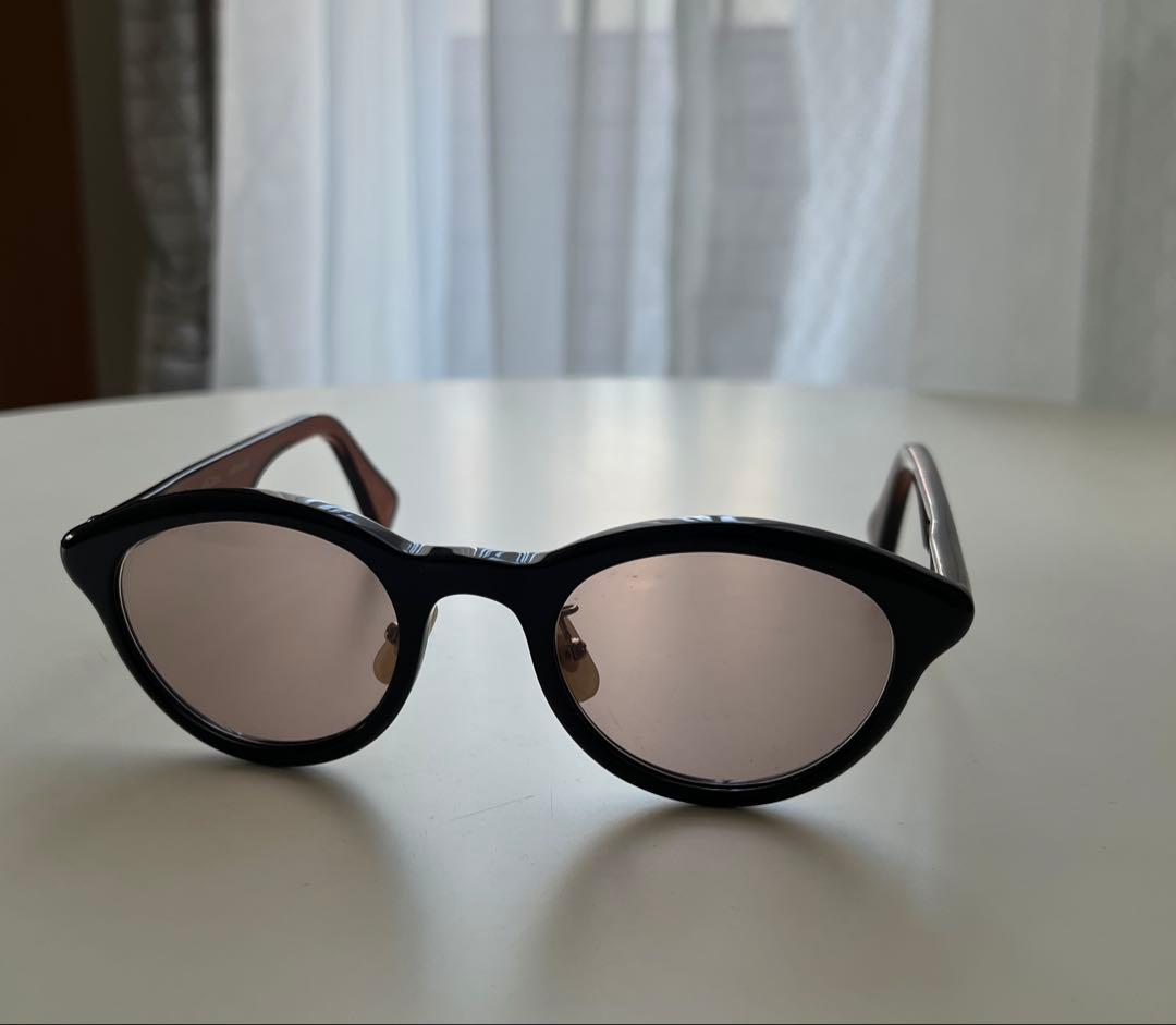 AKITTO「cel4」2019 サングラス48◻︎22パープル×ブラウンアキット