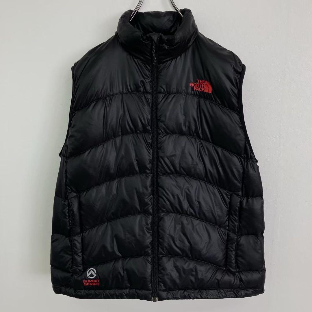 本日限定ノースフェイス SUMMIT ダウンベスト ブラック メンズM